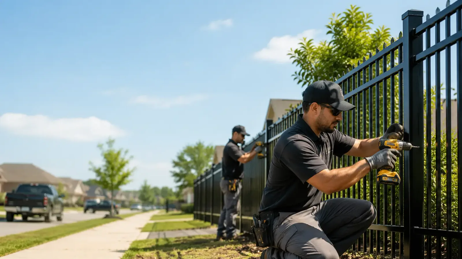 Metal Fence Installation in North Aurora, IL